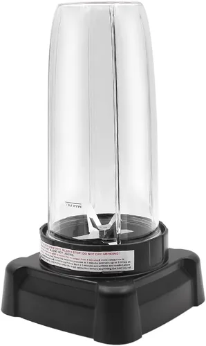 Vista 2 de Anbige Nueva cuchilla extractora con taza y tapa de 32 onzas, compatible con licuadora Ninja BL660W/BL660/BL740/BL770/BL771/BL773CO/780