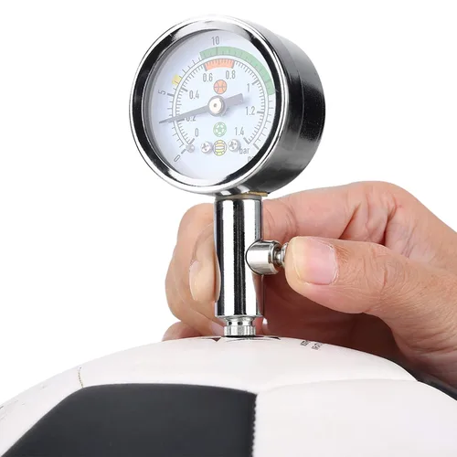 Vista 4 de Dioche Medidor de presión de bola, mini herramienta de barómetro de presión de aire para baloncesto, fútbol, voleibol