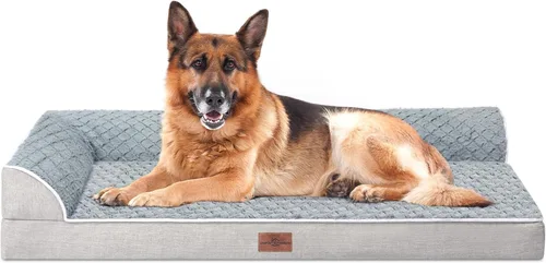 Vista 9 de Comfort Expression Camas para perros de tamaño mediano, camas ortopédicas para perros medianos, camas impermeables con funda extraíble lavable