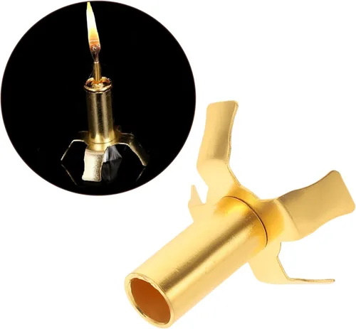 Vista 8 de TIDTALEO 4 Uds. Marcos de soporte de mecha Soporte de lámpara de mantequilla Soporte de lámpara de Buda Soporte de mecha Soporte de mecha Marco