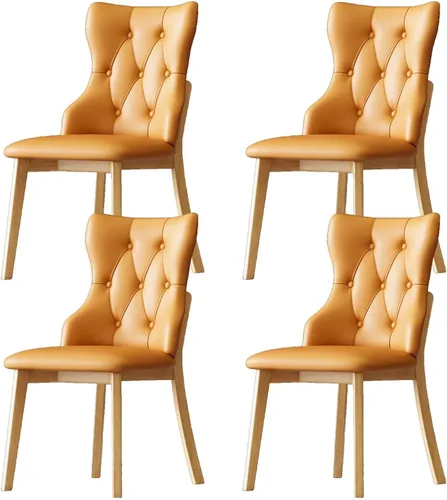 Vista 26 de Upholstered Dining Chairs Set, Modern Kitchen Dining Chairs Backrest Reading Office Desk Chair, for Living Room & Bedroom, Living Room, Home