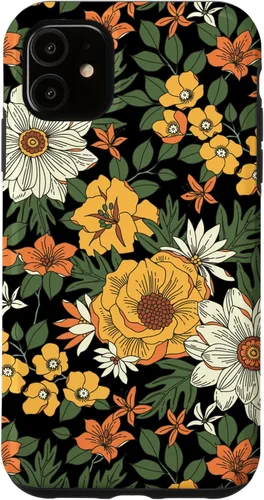 Vista 8 de iPhone 16 Yellow Wildflower Summer Flowers Botanical Graphic Floral Case