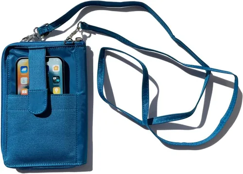 Vista 7 de CARTERA DE TELÉFONO CRUZADO CAMBRIDGE CON BLOQUEO RFID Púrpura