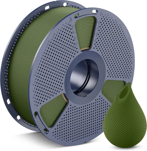 Vista 35 de SUNLU - Filamento PETG de 1.75 mm, resistente para impresora 3D, FDM, encordado ultrabaja, adhesión de capa excepcional y alta tenacidad
