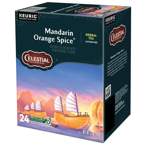 Vista 11 de Celestial Seasonings - Té de hierbas con canela y manzanas, 24