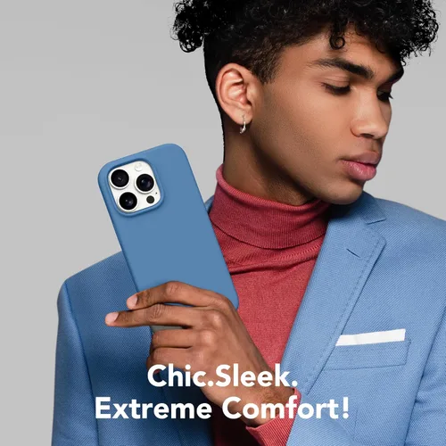 Vista 1013 de GONEZ Funda magnética para iPhone 14, compatible con Magsafe, con protector de pantalla + protector de cámara, forro de microfibra antiarañazos