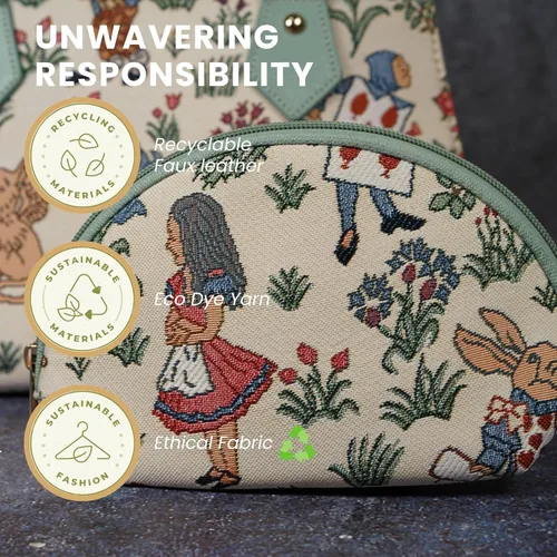 Vista 5 de Bolsa de cosméticos Signare Tapestry para mujer, bolsa de aseo y maquillaje