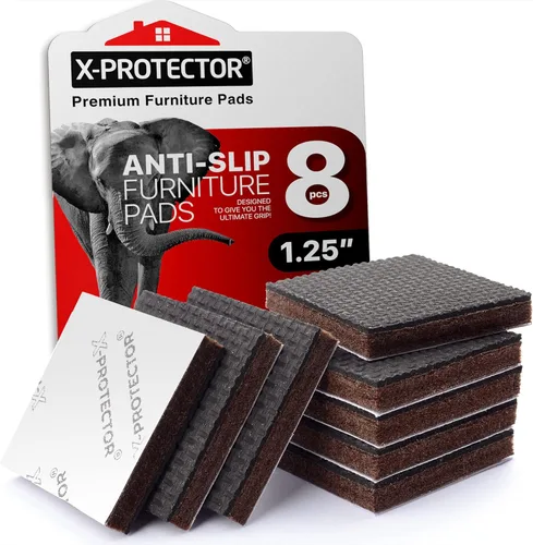 Vista 13 de X-Protector Protectores de suelo de silicona para patas de silla con almohadillas antideslizantes para muebles, 32 piezas de 1.3 a 2 pulgadas