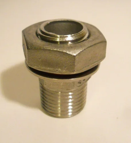Vista 3 de KIT DE CABEZA DE BULKHEAD SIN SOLDADURA para HERvidor de cerveza o WHISKEY STILL - ACERO INOXIDABLE 1/2" NPT HOMEBREW EQUIPO