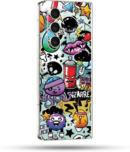 Vista 40 de MightySkins Skin compatible con Samsung Galaxy Z Fold 5 - Puppy Fall Funda protectora de vinilo duradera y única Fácil de aplicar, quitar