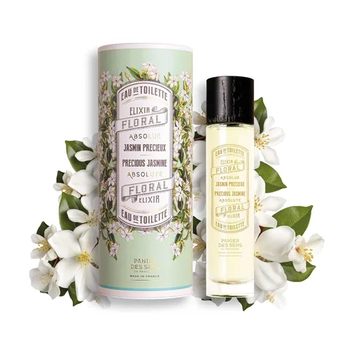 Panier des Sens - Jasmine Eau de Toilette - Perfume ligero para mujer - Fragancia natural, gourmet y floral - Cabello y cuerpo - Eau de Toilette