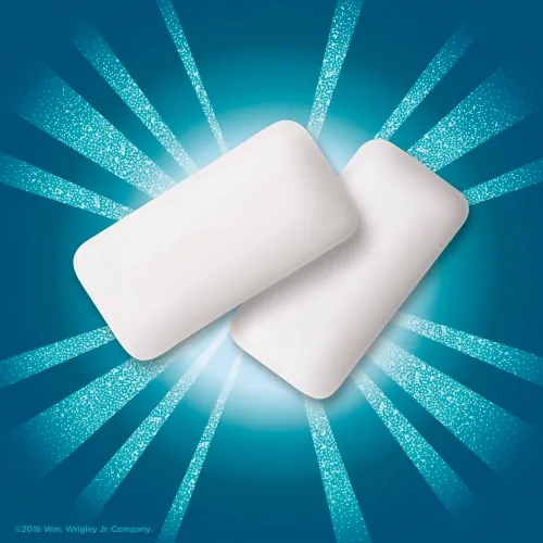 Vista 4 de ECLIPSE Goma de mascar sin azúcar de menta - 16 paquetes, 18 unidades cada paquete de goma de mascar