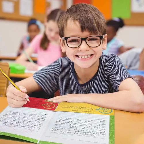 Vista 6 de Ctosree 30 carpetas de proceso de escritura de 4 bolsillos, laminadas a granel, para llevar a casa, aula, carpetas de bolsillo para estudiantes