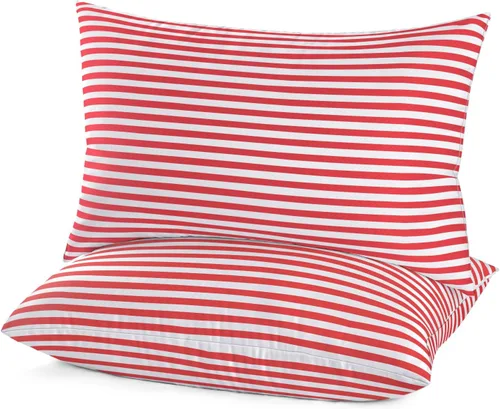 Vista 6 de EIUE Hotel Collection - Almohadas de cama para dormir, paquete de 2 almohadas tamaño Queen, almohadas para dormir de lado y de espalda, almohadas