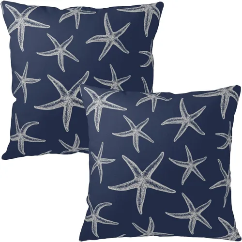 Vista 19 de Paquete de 2 fundas de almohada de Navidad de color verde oscuro, fundas de almohada de árbol de invierno de 22x22, fundas de almohada de copos