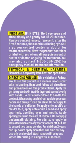 Vista 9 de OFF! Clean Feel - Gel transparente repelente de insectos con 20% de picaridina, protección sin DEET contra mosquitos y garrapatas, control de plagas