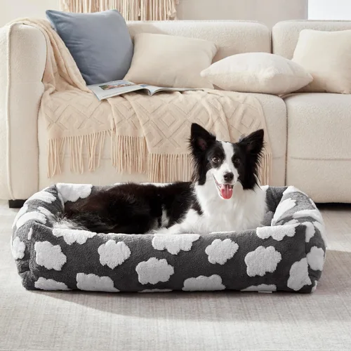 Vista 28 de JOEJOY Cama para Perros Pequeños para Perros Pequeños, Cama para Mascotas de Forro Polar de Pana Suave Premium Ortopédica Lavable con Funda