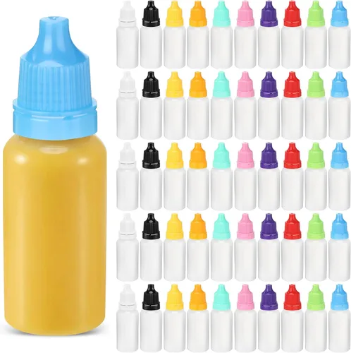 Vista 9 de TrelaCo 300 unidades de botellas cuentagotas de plástico a granel de 3 ml, botellas cuentagotas exprimibles transparentes para líquidos, aceites