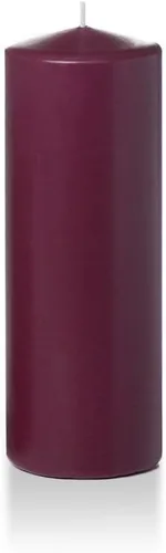 Vista 123 de Yummi - Velas redondas de pilar blancas de 3 pulgadas x 4 pulgadas, 3 por paquete