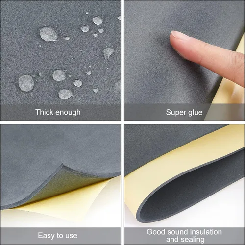 Vista 37 de BENECREAT Rollo de espuma EVA autoadhesivo de 0.039 in de grosor, hoja acolchada de espuma de 78.7 x 11.8 pulgadas para proteger muebles, relleno