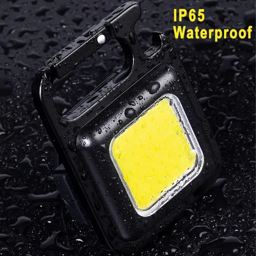 Vista 5 de Luz LED recargable Batería de litio incorporada Tamaño pequeño con 4 modos de iluminación Soporte magnético Abrebotellas Diseño impermeable Tiempo