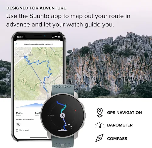 Vista 4 de SUUNTO 9 Peak and Peak Pro Sports GPS Watch for Demanding, Performance-Driven Athletes and Adventurers