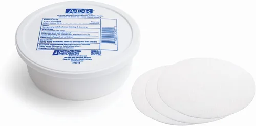 Vista 2 de Birchwood Laboratories A-E-R Almohadillas de Hamamelis Medicinales Refrescantes Prehumedecidas Para Alivio de Hemorroides y Posparto, 40