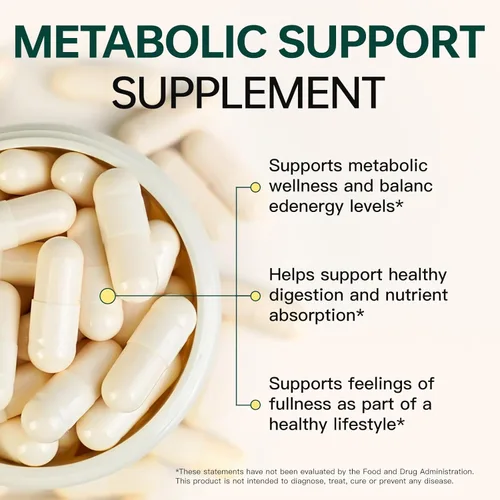 Vista 7 de Suplemento GLP-1 - Complejo de apoyo GLP-1 y GLP Activate fórmula natural para el equilibrio metabólico, apoya un estilo de vida saludable