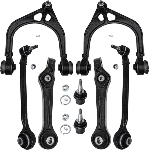 Vista 223 de Detroit Axle - Kit de brazos de control delanteros de 8 piezas para Toyota Sienna 2004-2010, 2 brazos de control inferiores con rótulas, 4 barras