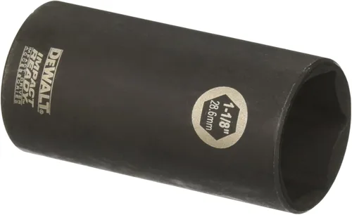 Vista 10 de DEWALT DW22942 Juego de llaves de impacto de 1 pulgada, listas para impacto, para accionamiento de 1/2 pulgada, Negro