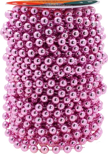 Vista 50 de Mandala Crafts Rollo de perlas negras de imitación de 0.157 in, guirnalda de perlas decorativas de 44 yardas para bodas, árbol de Navidad, arreglos