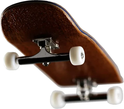 NOAHWOOD Diapasón de madera PRO 9.0 completo (Noah Team 9.0 nariz corta cola corta) hecho a mano (cubierta + camiones Prince Silver de 1.339 in)