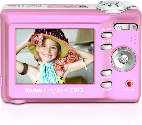 Vista 2 de Kodak EasyShare C913 Cámara digital de 9.2 MP con zoom óptico 3x (Rosa)