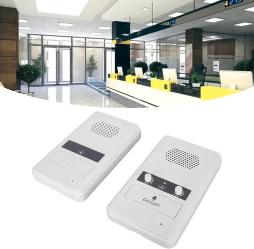 Vista 5 de Sistema de intercomunicación para el hogar de dos vías de largo alcance Intercomunicador de ventana con altavoz ajustable 656 pies Rango extendido