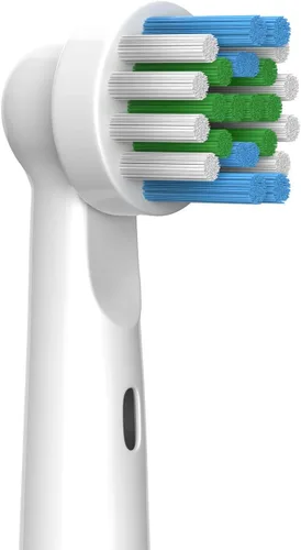 Vista 4 de Cabezales de repuesto compatibles con cepillo de dientes eléctrico Oral B Braun, cepillo de dientes de cerdas suaves DuPont para cuidado suave