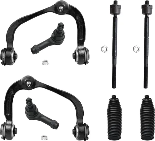 Vista 35 de Detroit Axle - Kit de brazos de control delanteros de 8 piezas para Toyota Sienna 2004-2010, 2 brazos de control inferiores con rótulas, 4 barras