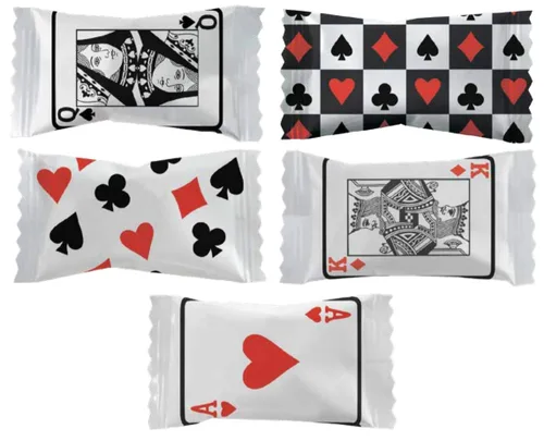 Vista 3 de Fruidles Juegos de cartas Buttermints, caramelos de menta, mentas después de la cena, caramelo de mantequilla y menta, sin grasa, certificado