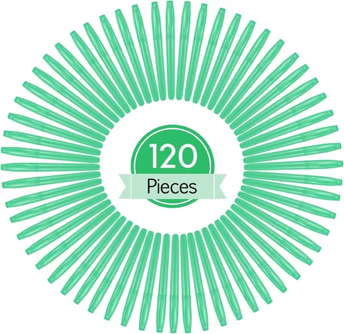 Colarr 120 marcadores de colores brillantes a granel, punta de cincel, marcadores fluorescentes de neón de secado rápido para oficina, hogar,