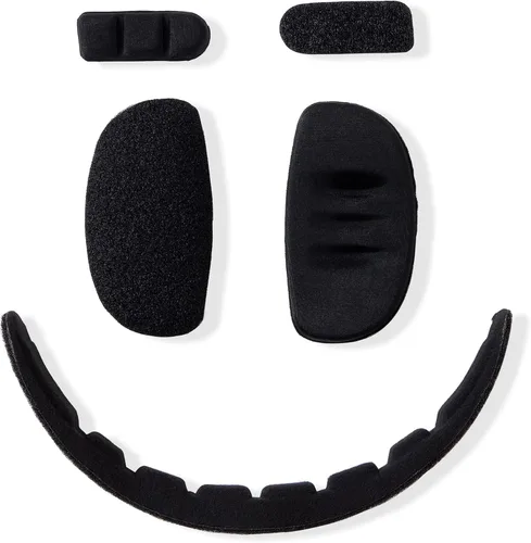 Vista 7 de Softball Face Mask Defense Liner, Includes: 1 Forehead Pad, 2 Side Pads, 2 Chin Cups, 1 Ponytail Strap, 1 Large Super Glue Magic Hook