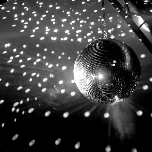 Vista 6 de Foco de bola de discoteca LED Pinspot Light - Luz de fiesta de bola de espejo motorizada