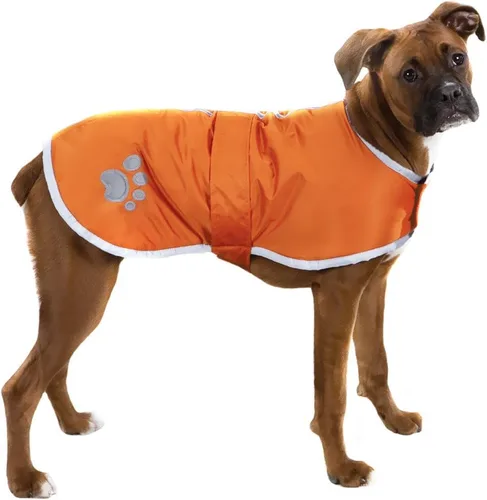 Vista 16 de Zack & Zoey Manta para perro, abrigo de poliéster Nor 'easter., XS, Negro