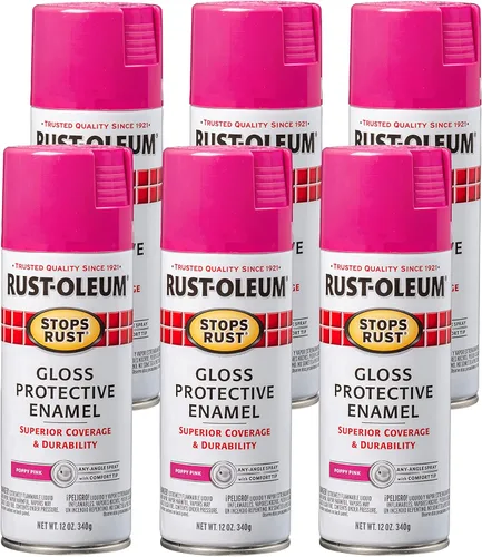 Vista 51 de Rust-Oleum 7776830 - Pintura en aerosol para prevención del óxido, 12 onzas, negro plano