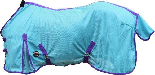 Vista 17 de CHALLENGER 84" Caballo Malla Verano FlySheet Spring Airflow Turquesa 7301