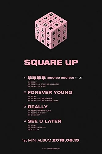 Vista 4 de BLACKPINK - [Cuadrado arriba] 1er Mini álbum Random Ver CD+Folleto+PhotoCard+SelfieCard+Letra Lennticular+Postal K-POP Sellado