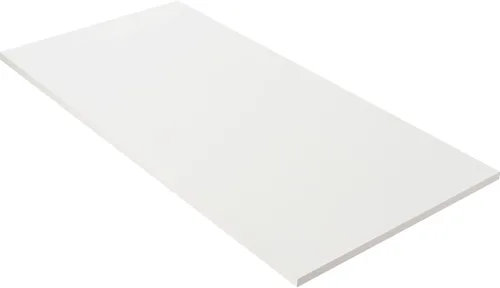 Vista 11 de Kaboon 36x20 pulgadas Mesa Negra Universal, Escritorio Sólido de Una Pieza, Encimera Reversible de Melamina, Dobles Escritorios, L-Escritorio DIY