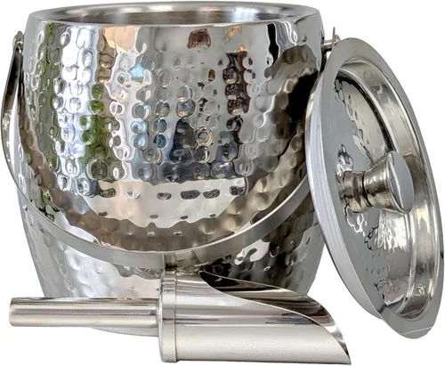 Vista 8 de BREKX Iceberg Cubo de hielo (plata cepillada)