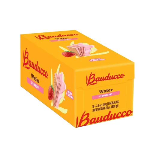 Vista 14 de Bauducco Galletas de Chocolate - Obleas Crujientes con 3 Capas Deliciosas, Indulgentes y Lujosas de Crema con Sabor a Chocolate - Dulce y Sabroso