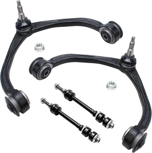 Vista 30 de Detroit Axle - 4 brazos de control traseros para Ford C-Max Focus Mazda 3 5 Volvo C30 C70 S40 V50, 4 brazos de control superior e inferior