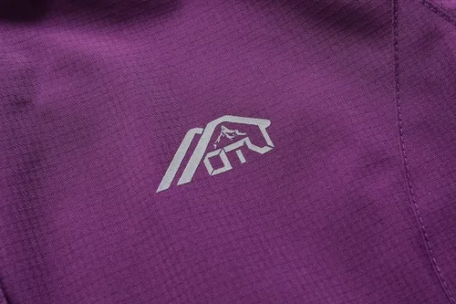 Vista 8 de OTU Chaqueta impermeable para mujer, ligera, impermeable con capucha para senderismo, viajes al exterior.