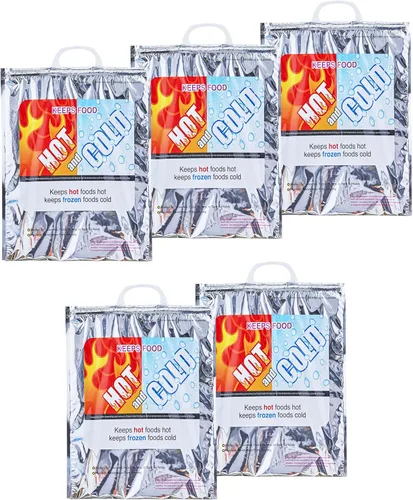 Vista 12 de Bolsas aisladas Superio para entrega de alimentos fríos y calientes, bolsas de compras de comestibles, almacenamiento de alimentos para comida